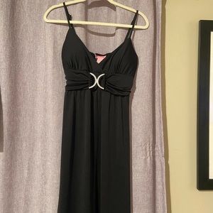 Black maxi dress